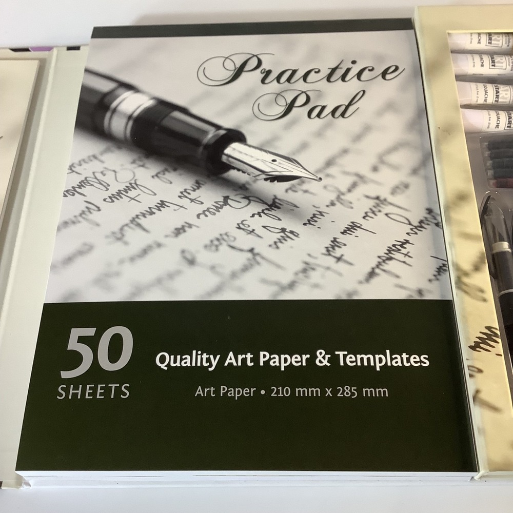 SpiceBox Master Class Calligraphy Kit Step by Step New - Picture 4 of 12